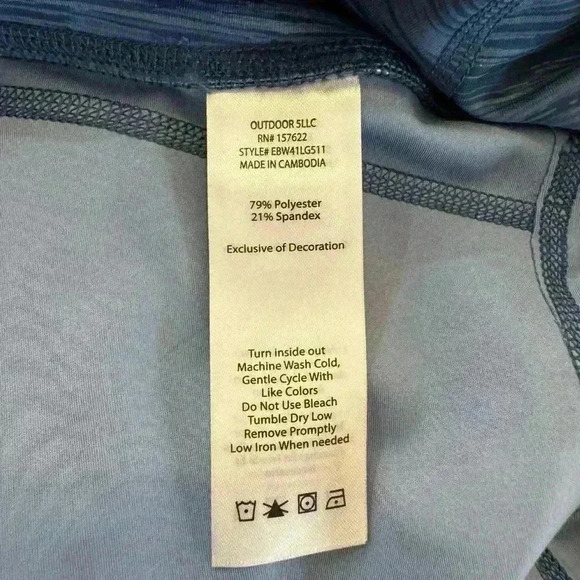 Women's Eddie Bauer High Point
High-Rise Leggings 7/8 Length Size L NWT Blue - Picture 9 of 9